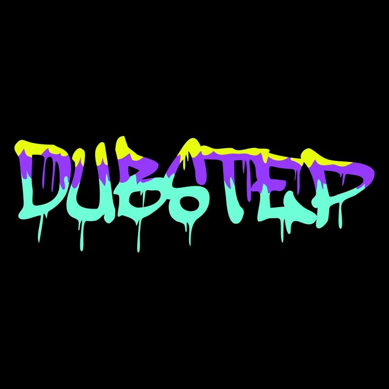 Dub Step Techno Musique Fête Drop Graffiti Texte