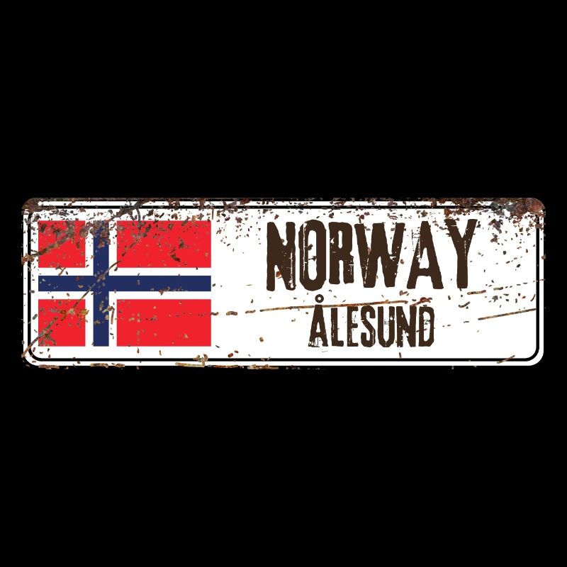 Alesund Drapeau de la Norvège