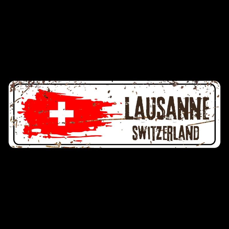 Lausanne Suisse Drapeau