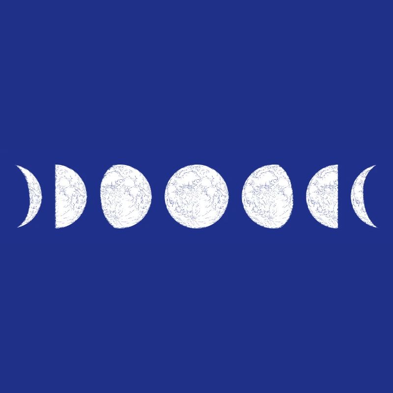 Séquence de cercles de phase de lune