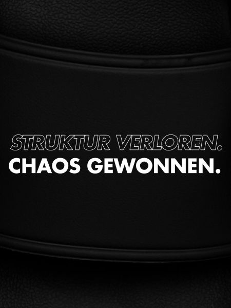Structure lost, chaos won