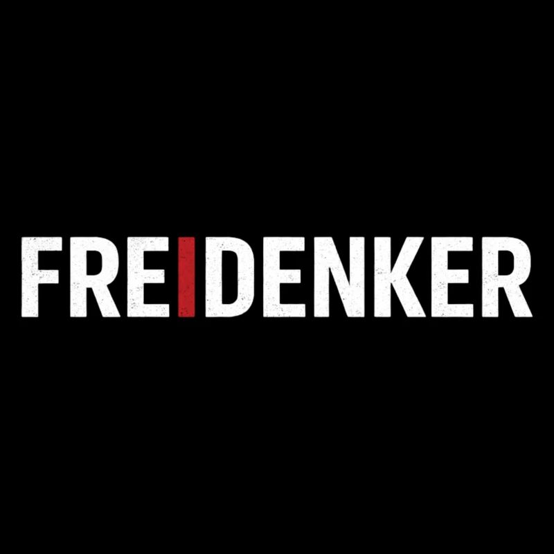 Freidenker – Starkes Typografie Statement