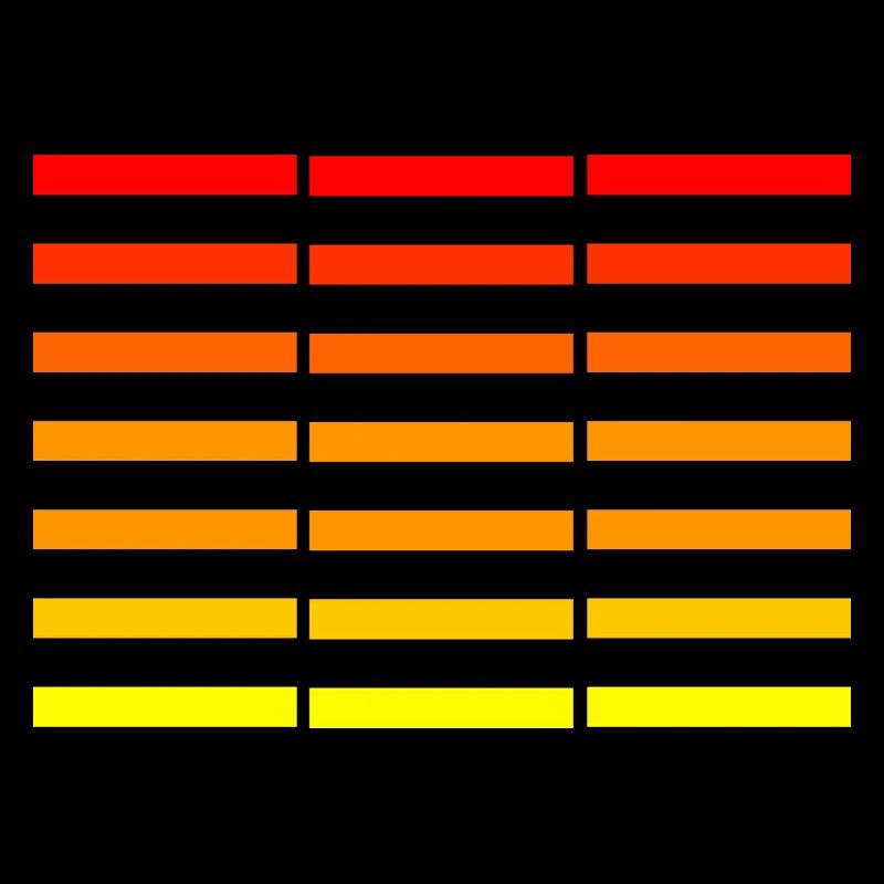 barres rouge-jaune