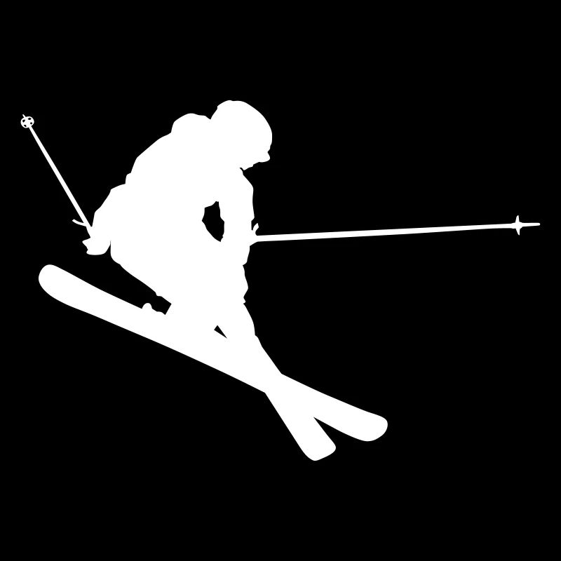 Ski -Jump blanc