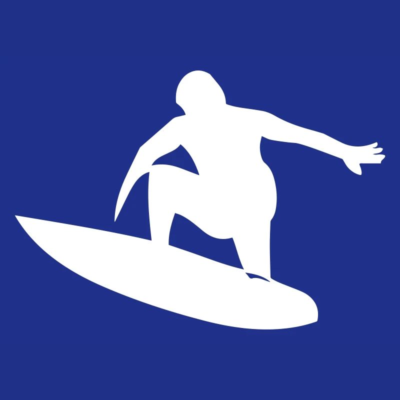 Surfeur avec planche de surf