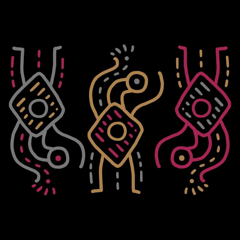 Abstract figures ornament - YMIR - vector graphic