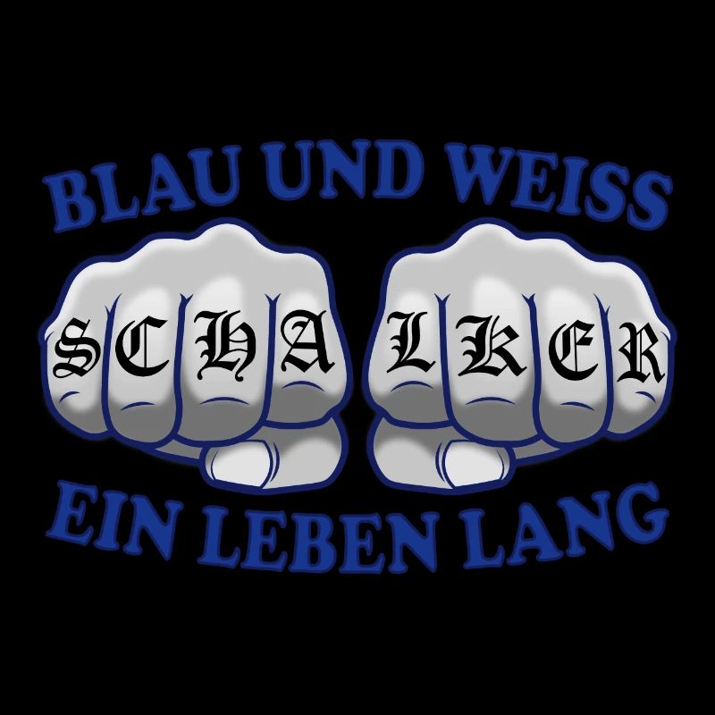 Schalker Ruhrgebiet Ruhrpott Blau Weiß Geschenk
