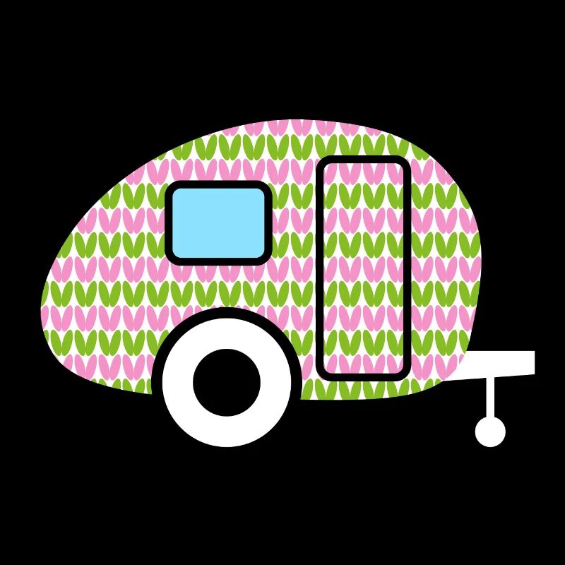 Caravan Spring Caravan Fan Knit Retro Holiday