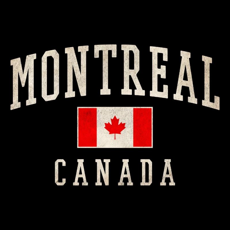 Drapeau de Montréal, Canada, en détresse