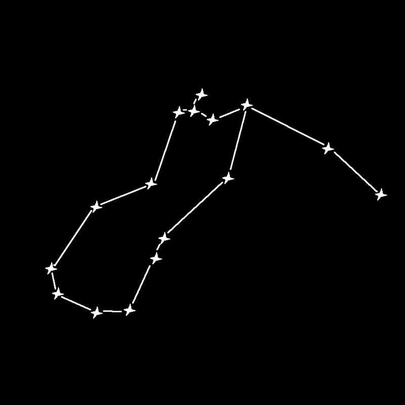 Traînées d’étoiles du Verseau