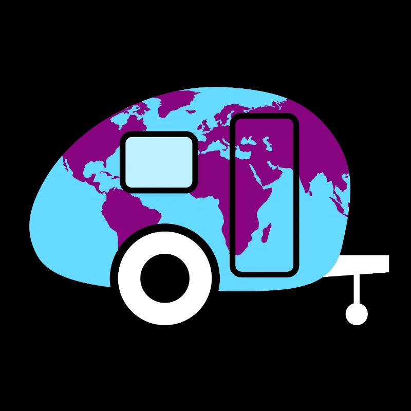 Caravan World Map Caravan Camping Globetrotter