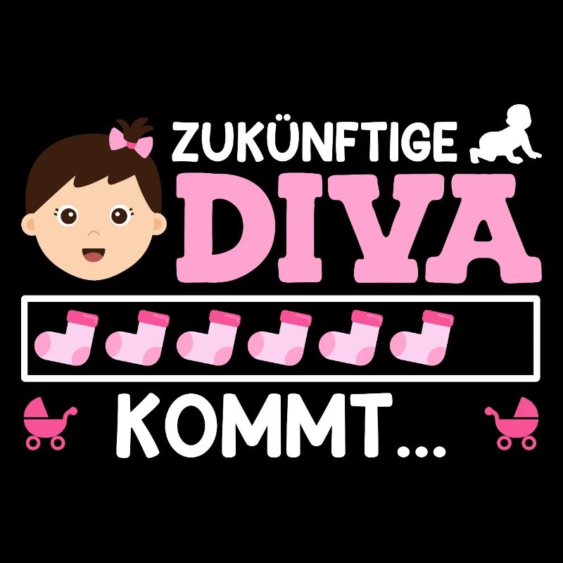Soon Mom FUTURE DIVA IS COMING Funny