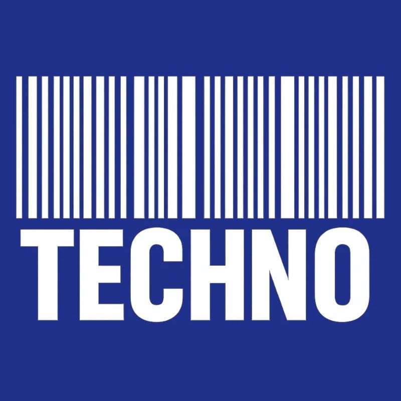 Techno Barcode Muster