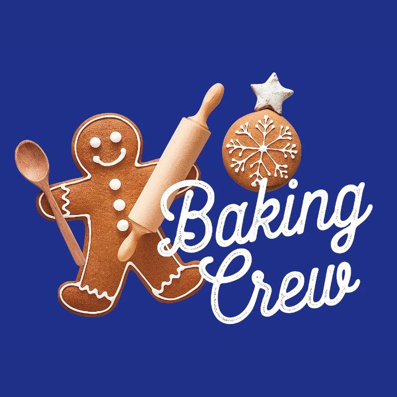 Baking Crew Gingerbread Man Cuisson de Noël