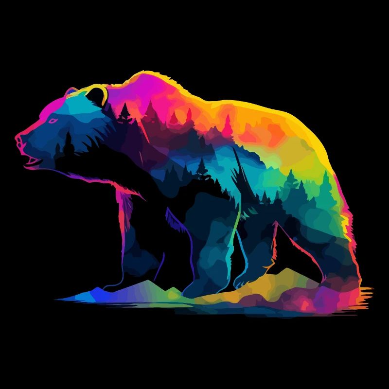 L’ours dans les montagnes