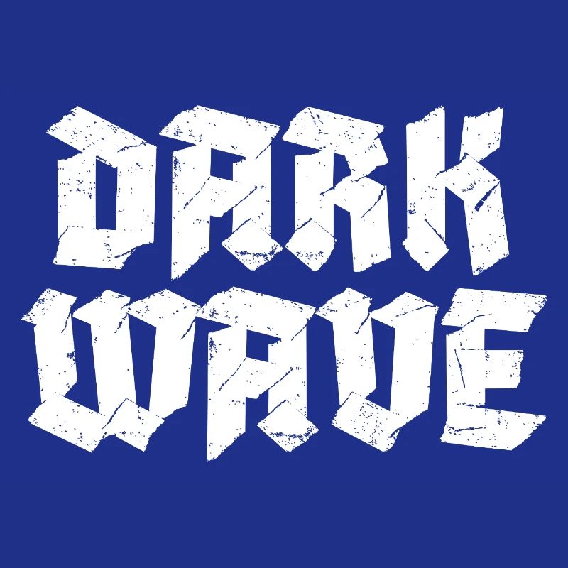 Conception du logo typographique Dark Wave