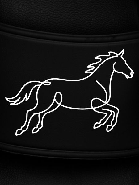 Linienpferd im Galopp