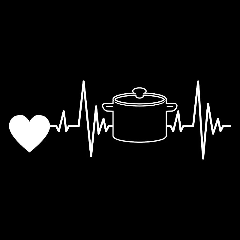 Cooking Gift Cooking Heartbeat Hobby Chef Baker