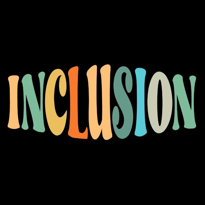 INCLUSION LETTERING - DIVERSITY - EQUALITY