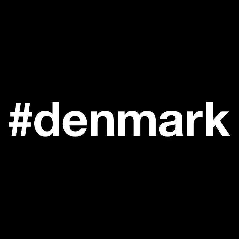 DENMARK Hashtag Dänemark