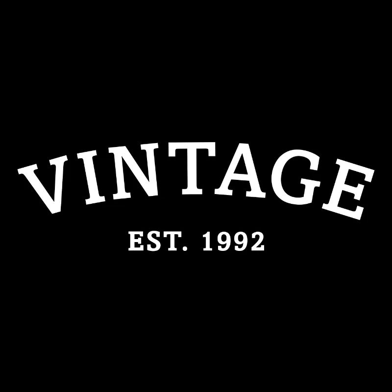 Vintage Est. 1992 Birthday Gift