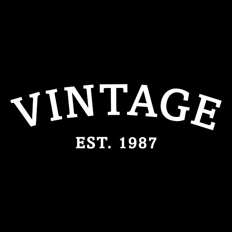 Vintage Est. 1987 Birthday Gift