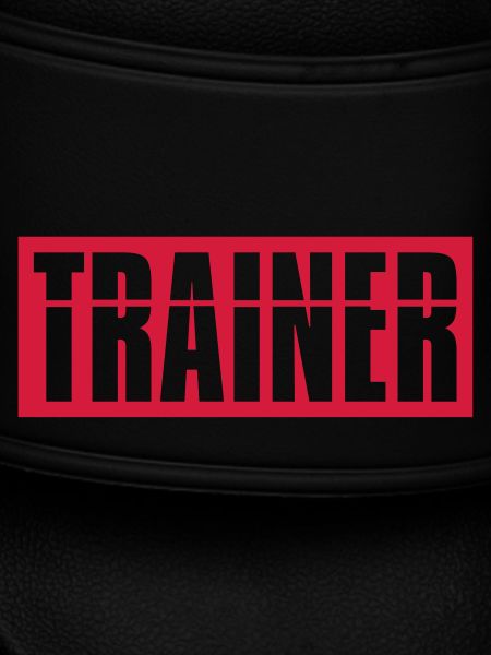 Trainer logo red