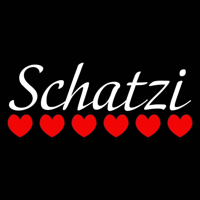 Herzchen Schatzi white