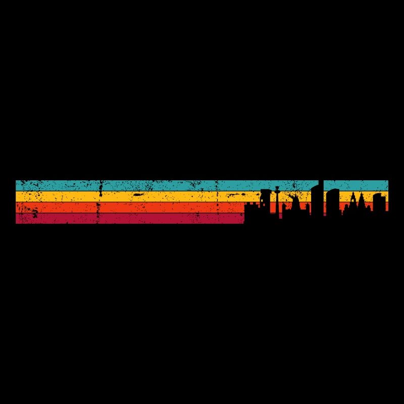Liverpool Skyline Retro