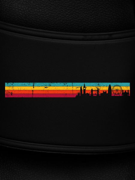 London skyline retro
