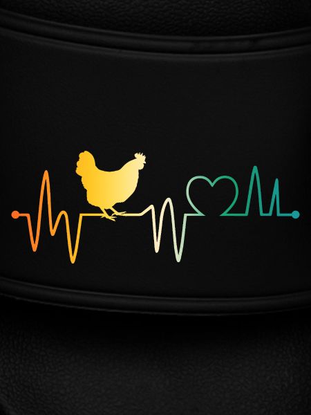 Chickens heartbeat hen