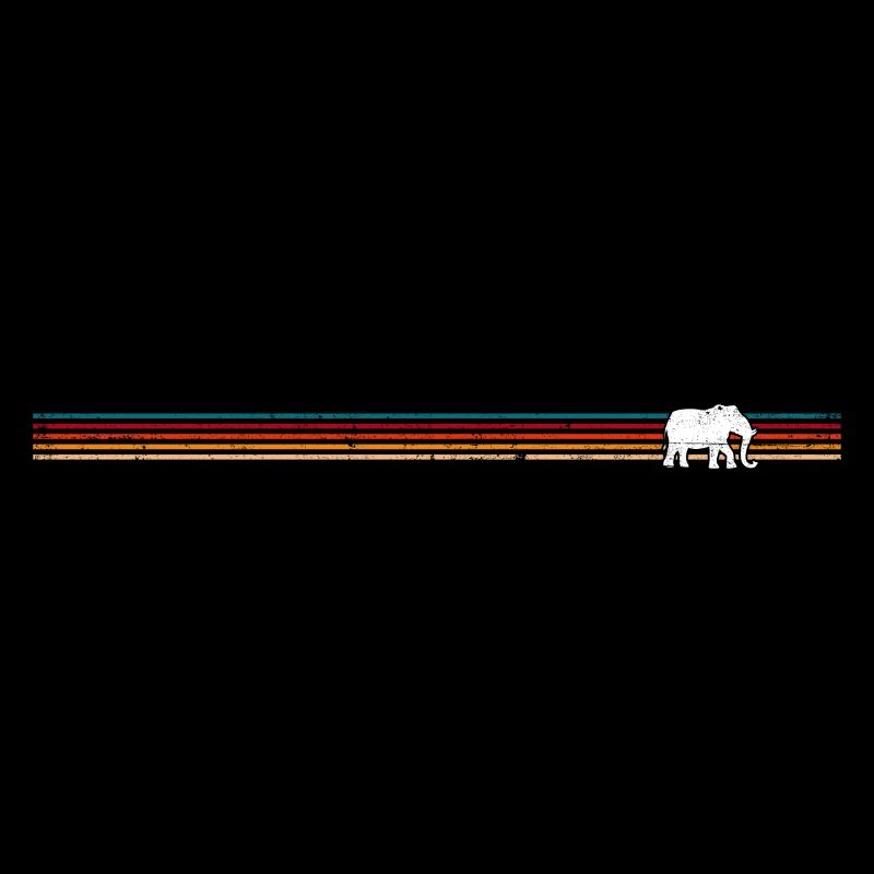 Retro elephant