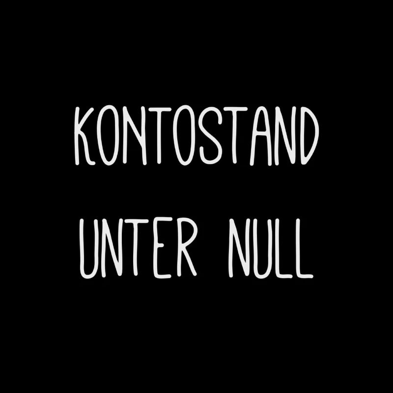 Kontostand unter null - Geschenk für Pleitegeier