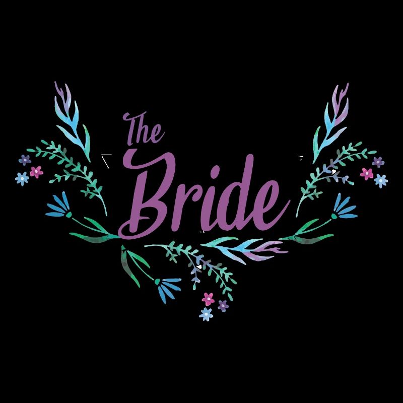 Conception de mariage avec guirlande de fleurs pour la mariée