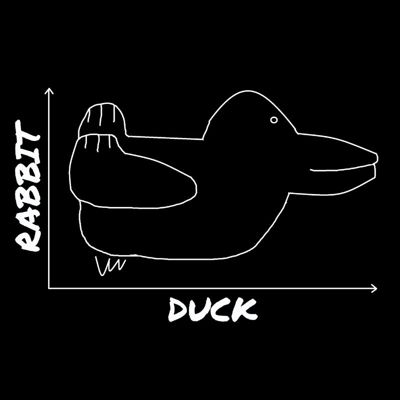 Lustiger Duck Grafik Rabbit