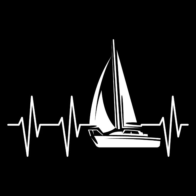 sailing sailor segelboot boot Herzschlag puls ekg