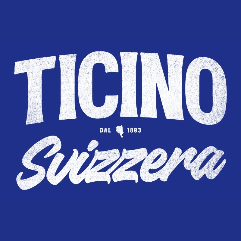 Ticino Switzerland Script Logo