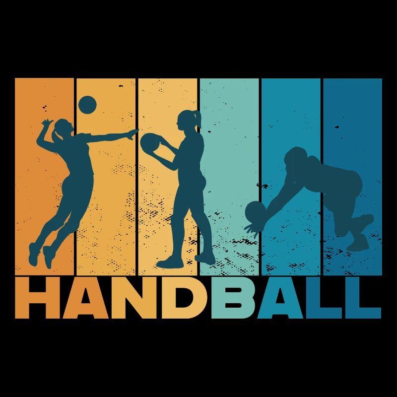 Handball Handballer Vintage Geschenk