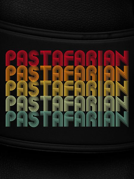 Rainbow Font Stack Pattern
