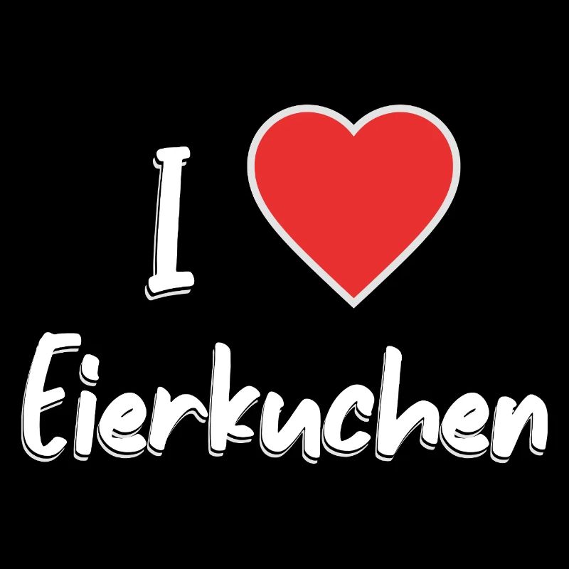 Ich liebe Eierkuchen Lustiges Design I love