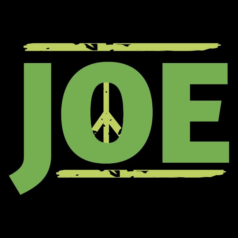 Joe im peace zeichen grafik