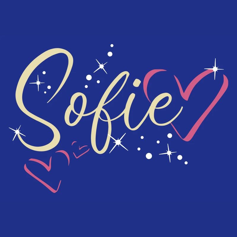 Sofie Nom Prénom Calligraphie Coeur