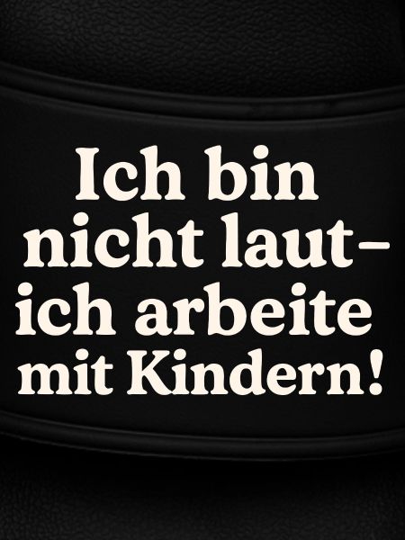 Ich bin nicht laut (hellbeige)
