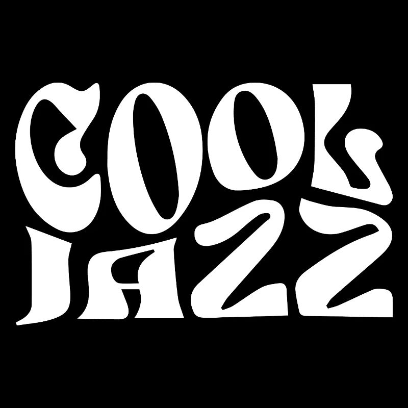 Typographie vintage du jazz cool