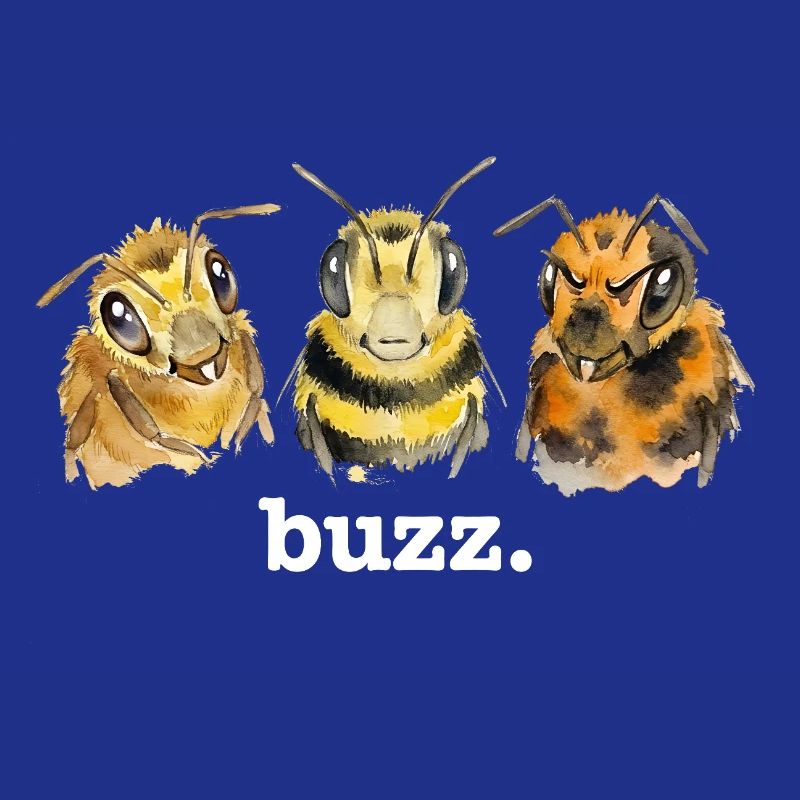 Bees buzz – Funny buzzing for bee lovers