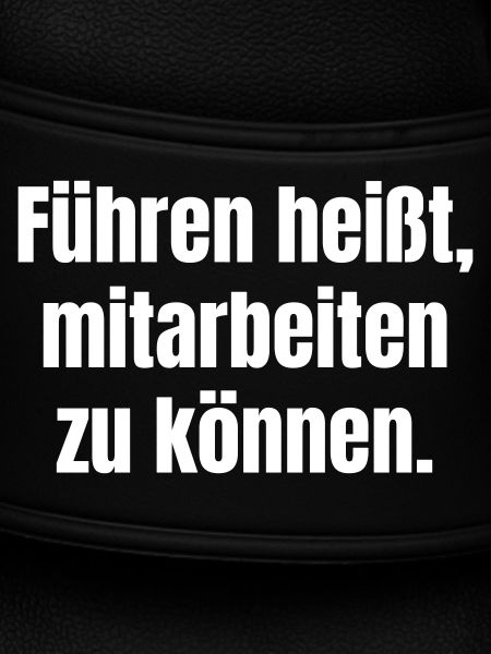 Führen heißt mitarbeiten können