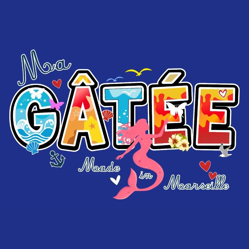 Ma Gatée, Expression marseillaise, valentines gift