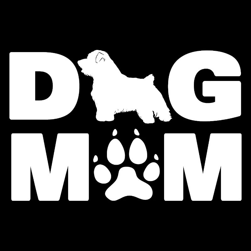 Norfolk Terrier nennt den lustigen Hund Mama