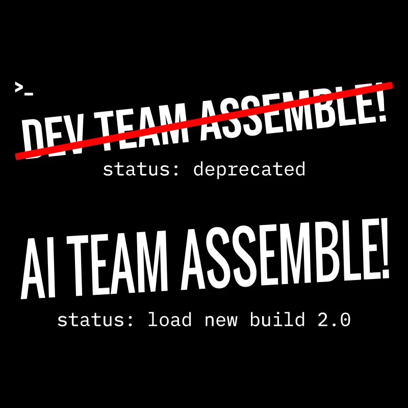 AI Team Assemble – Typography