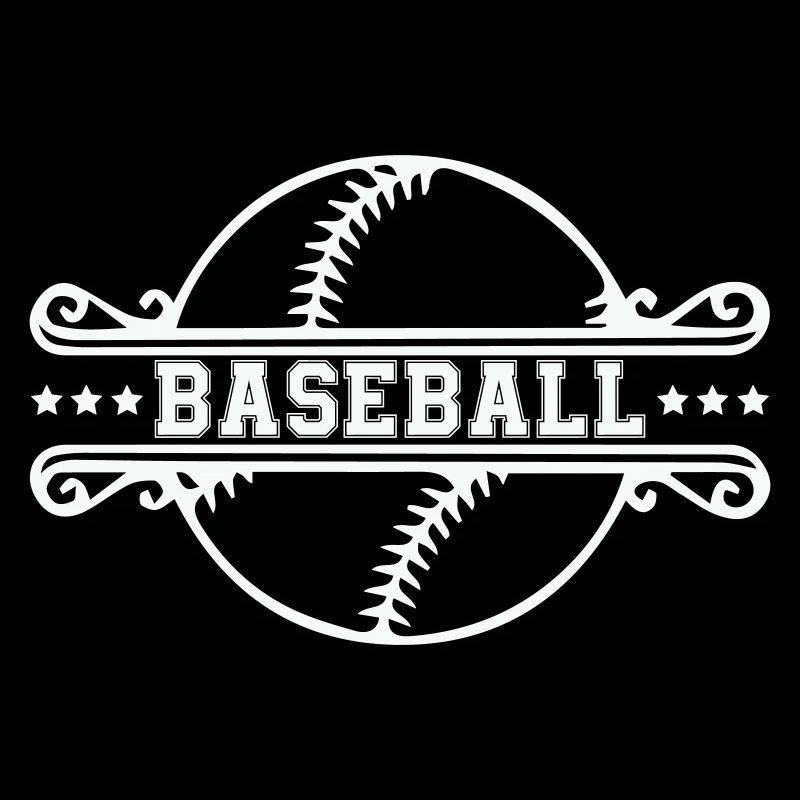 Baseball Ornamentrahmen Emblem